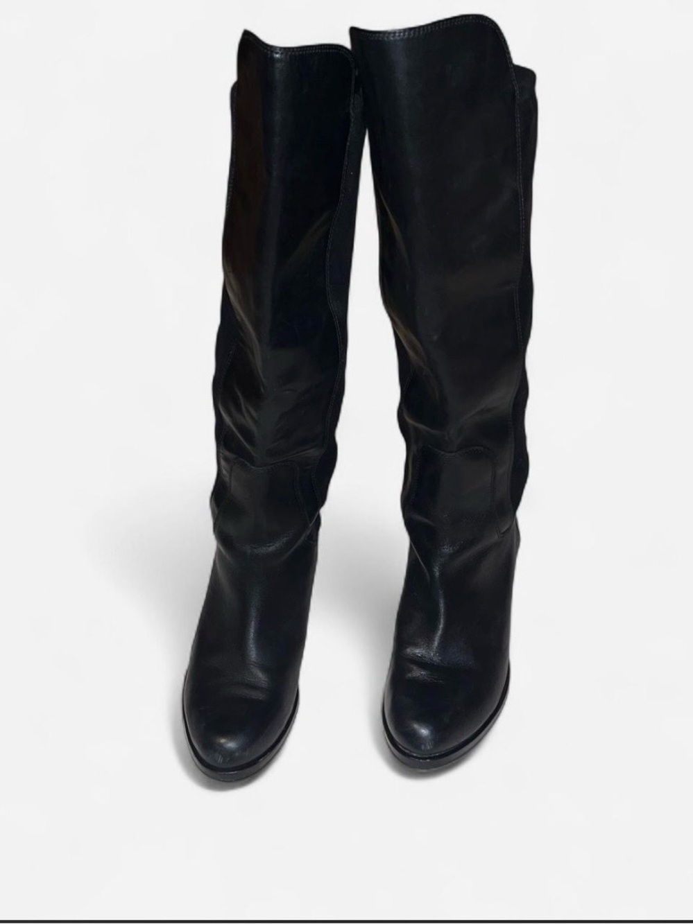 Cole Haan Black Leather Over-The-Knee Boots